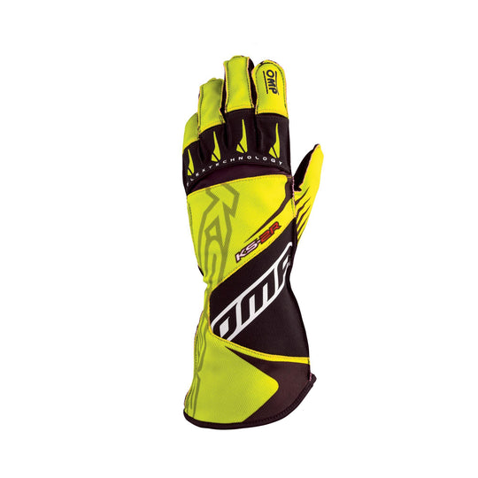 OMP KS-2R GUANTES MY2022 NEGRO/AMARILLO TALLA S - OMP original VRM Motorsports imagen 2