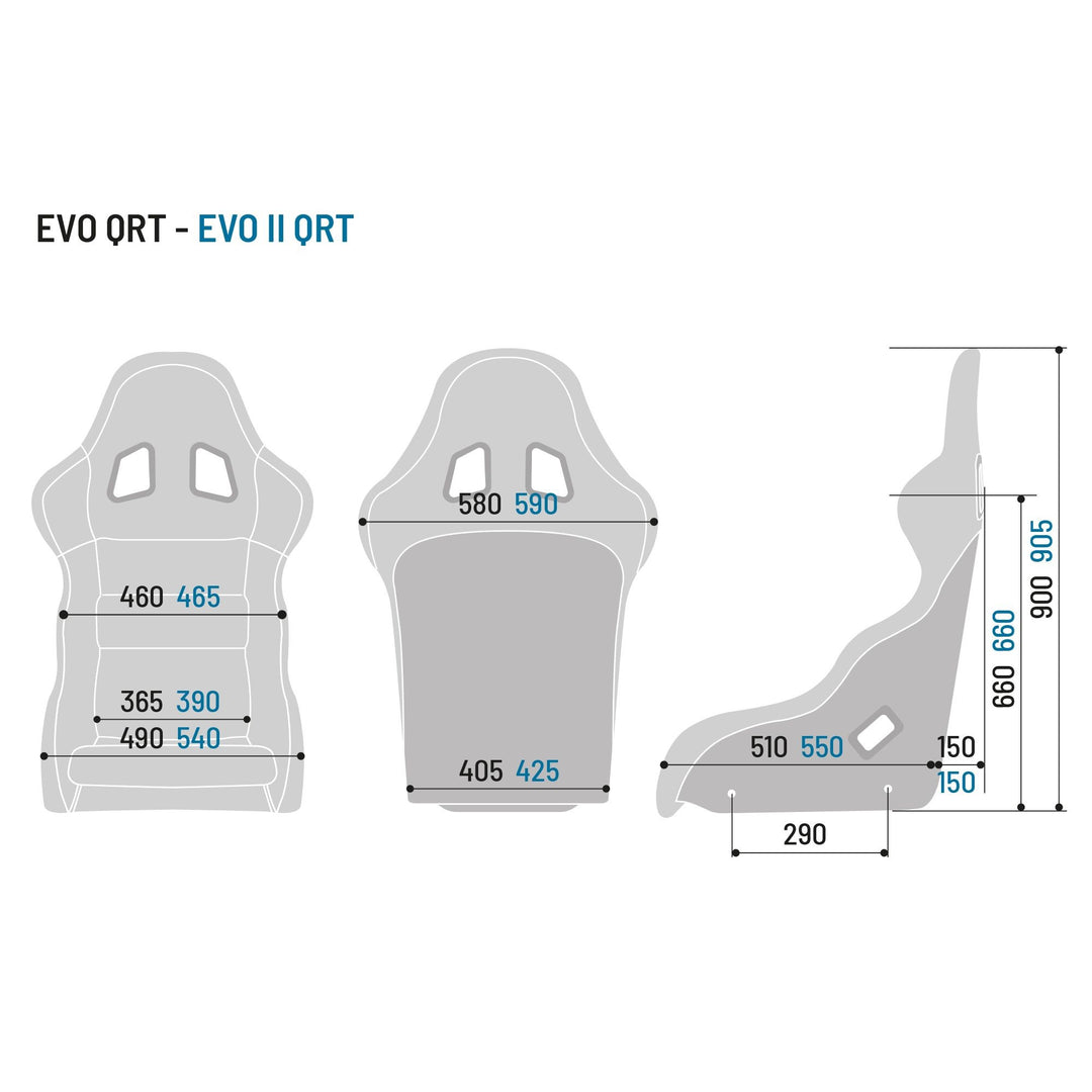 Sparco Asiento Evo QRT X Negro - Sparco original VRM Motorsports imagen 3
