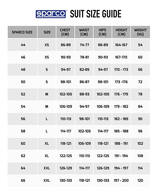 Sparco Traje K45 X-Light K Talla 44 Negro/Amarillo - Sparco original VRM Motorsports imagen 8