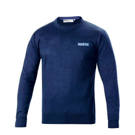 SPARCO ROUND NECK FLEECE SWEATSHIRT SIZE M BLUE