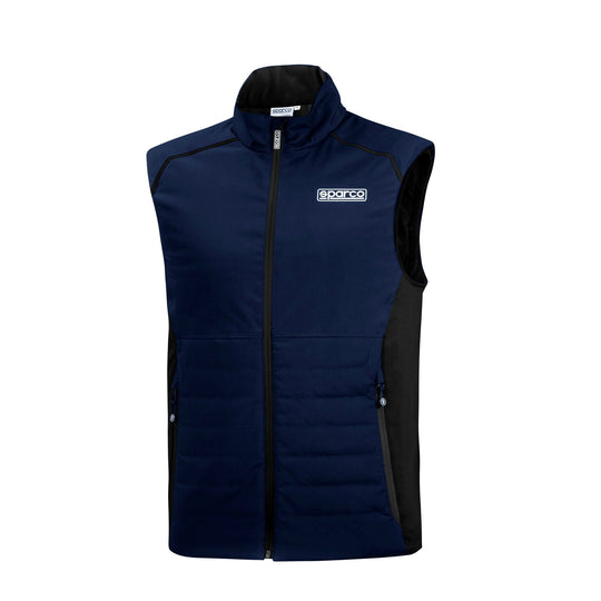 CHALECO TALLA M AZUL/NEGRO