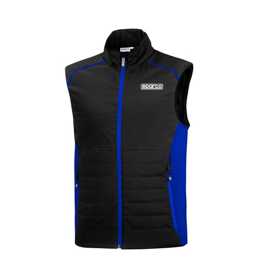 CHALECO TALLA M NEGRO/AZUL