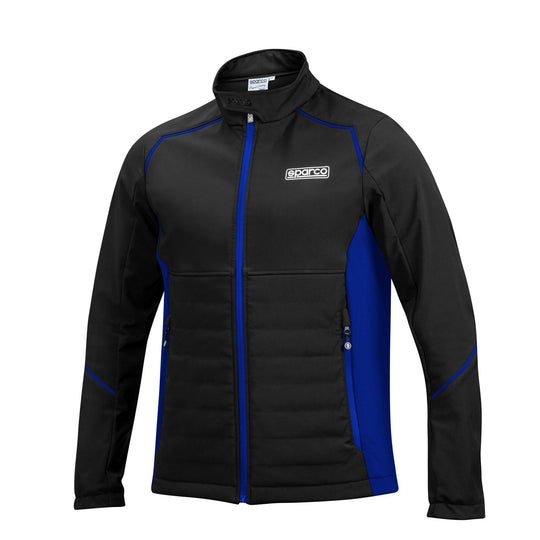 CHAQUETA SOFTSHELL TALLA M NEGRO/AZUL