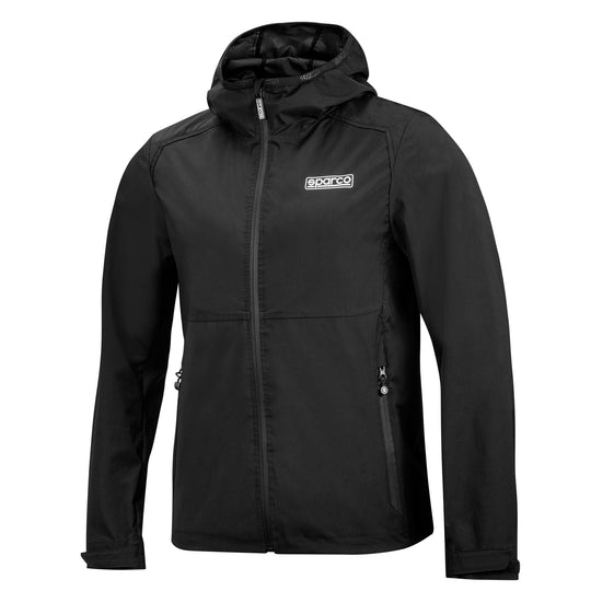 CHAQUETA CORTAVIENTOS TALLA XXL NEGRO/AZUL