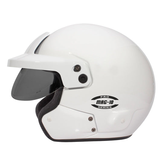 Casco Bell Mag-10 Blanco (Hans) Talla 60 Fia8859/Sa2020 - imagen 3 | VRM Motorsports
