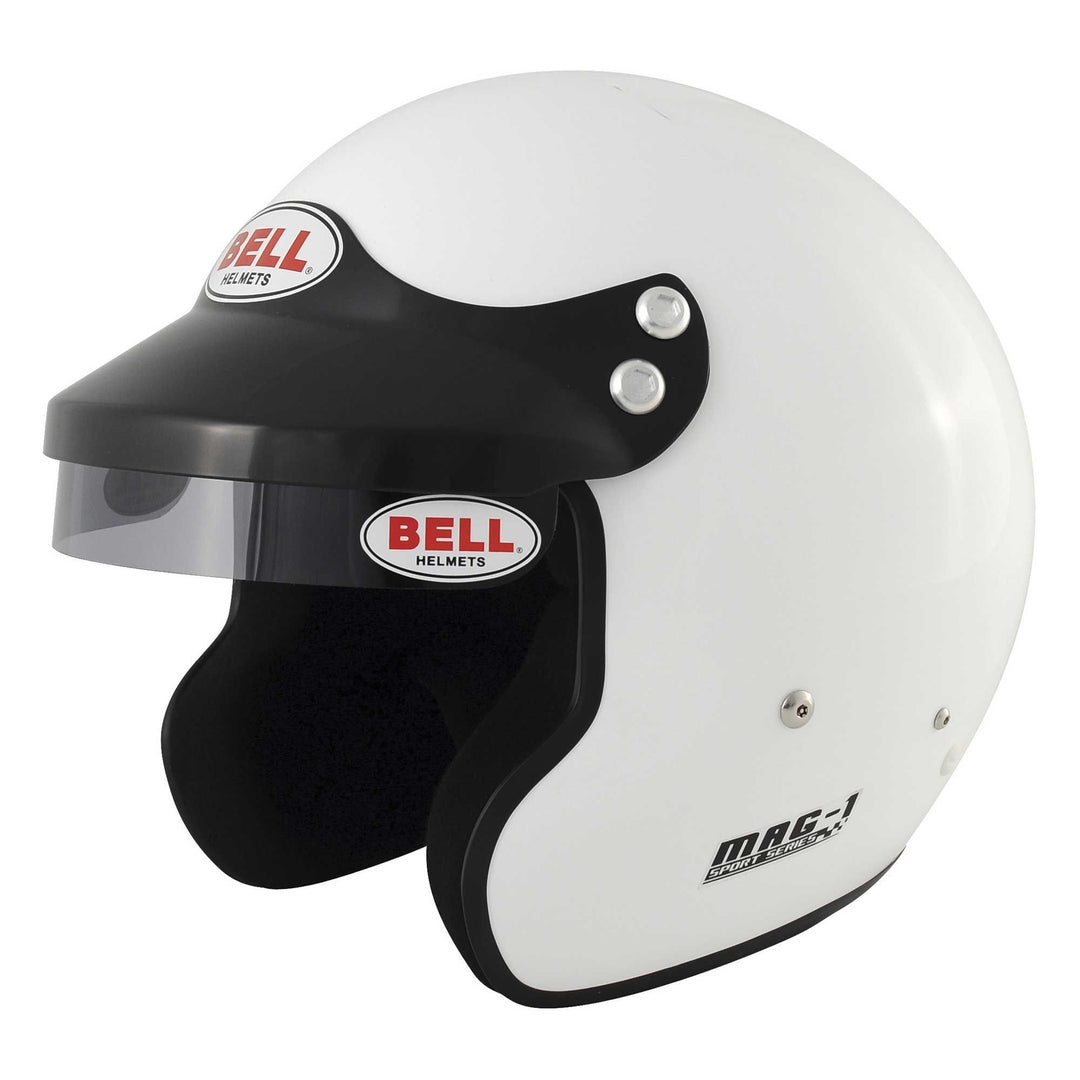 Casco Bell Mag-1 Blanco (Hans) Talla M(58-59) Fia8859-2015 - Bell | VRM Motorsports