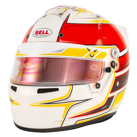 Casco Bell Kc7-Cmr Lewis Hamilton Karting Blanco/Rojo Talla 54 Cmr2016 - Bell | VRM Motorsports