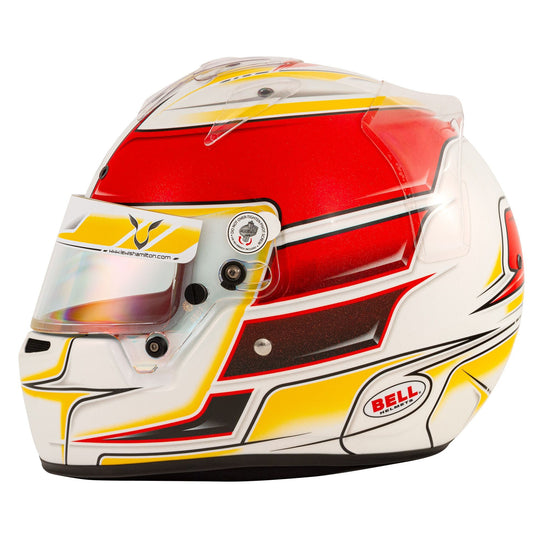 Sparco Casco Bell Kc7-Cmr Lewis Hamilton Karting Blanco/Rojo Talla 54 Cmr2016 - Sparco original VRM Motorsports imagen 2