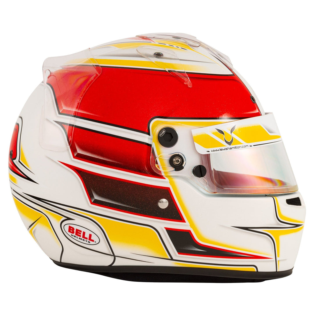 Casco Bell Kc7-Cmr Lewis Hamilton Karting Blanco/Rojo Talla 54 Cmr2016 - imagen 4 | VRM Motorsports