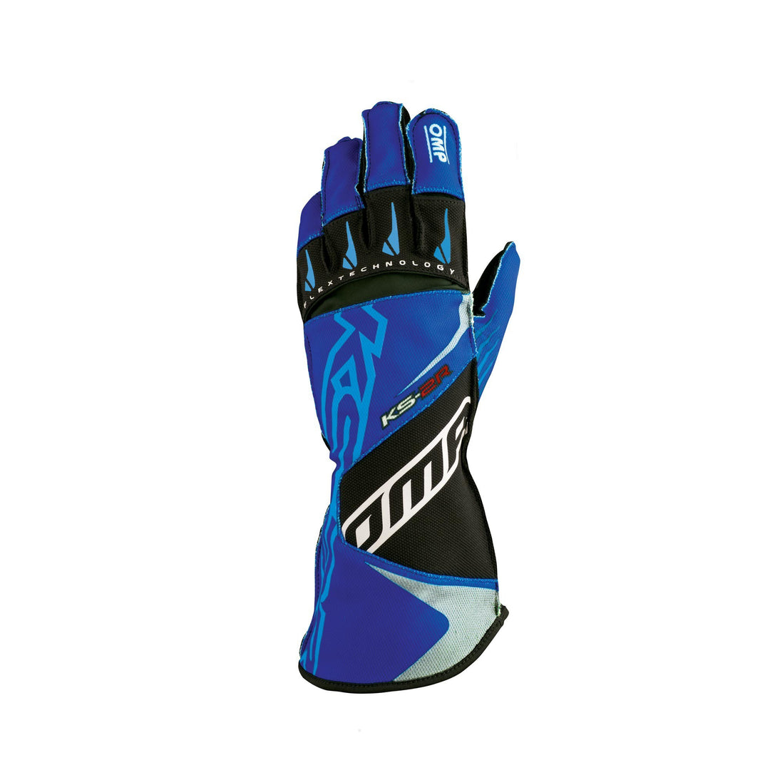 OMP KS-2R GUANTES MY2022 N. AZUL/CYAN TALLA XL - OMP original VRM Motorsports imagen 3