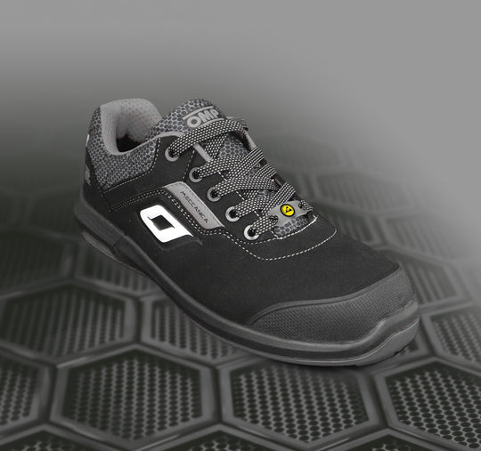 OMP MECCANICA ZAPATILLAS TRABAJO SEGURIDAD S3 SRC ESD PRO URBAN TALLA 40 NEGRO GRIS - OMP original VRM Motorsports imagen 12