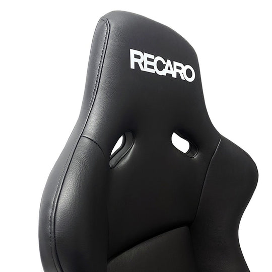Asiento RECARO (tuv) Pole Position- Piel Artificial Vinilo Negro Completo Piloto&copiloto - imagen 2 VRM Motorsports