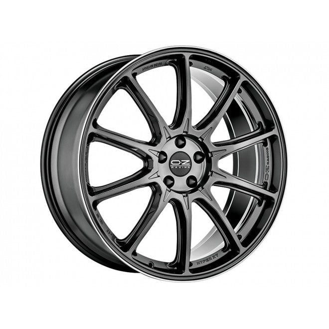 OZ LLANTA HYPER XT HLT 9x21 5x112 ET 45 STAR GRAPHITE DIAMOND LIP