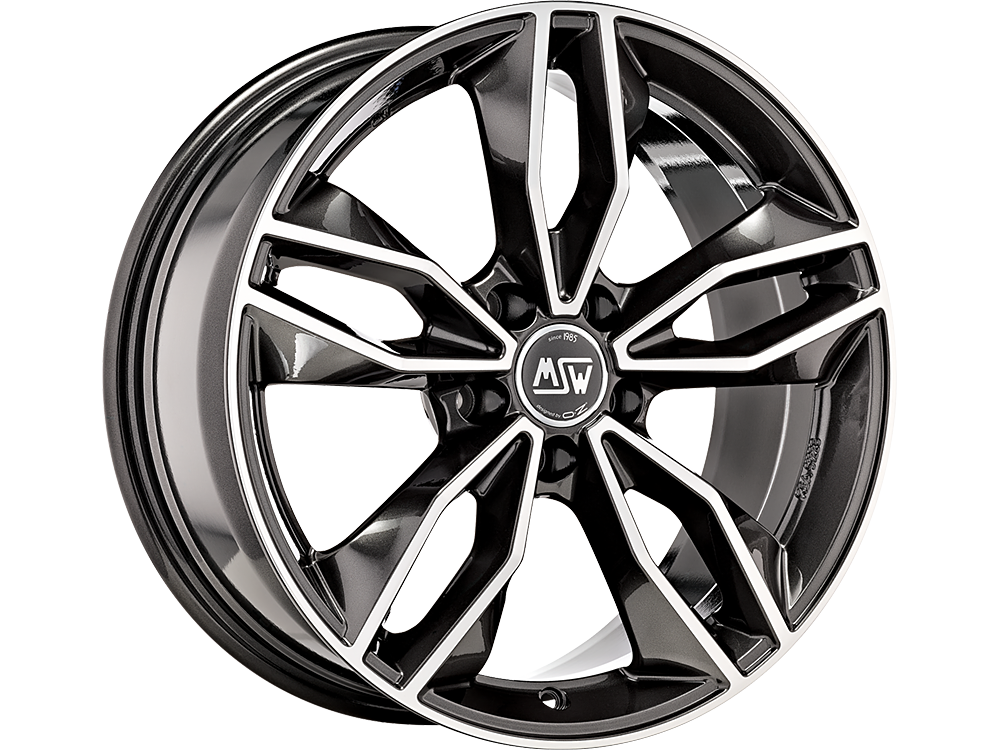 OZ LLANTA MSW 71 8x18 5x110 ET 35 GRIS BRILLANTE PULIDO