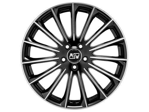 OZ LLANTA MSW 30 7,5x17 5x112 ET 35 NEGRO BRILLANTE PULIDO
