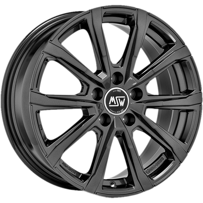 OZ LLANTA MSW 79 7x17 5x100 ET 51 GRIS OSCURO BRILLANTE