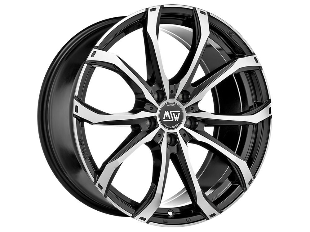 OZ LLANTA MSW 48 VAN 7x16 5x108 ET 39 NEGRO BRILLANTE PULIDO