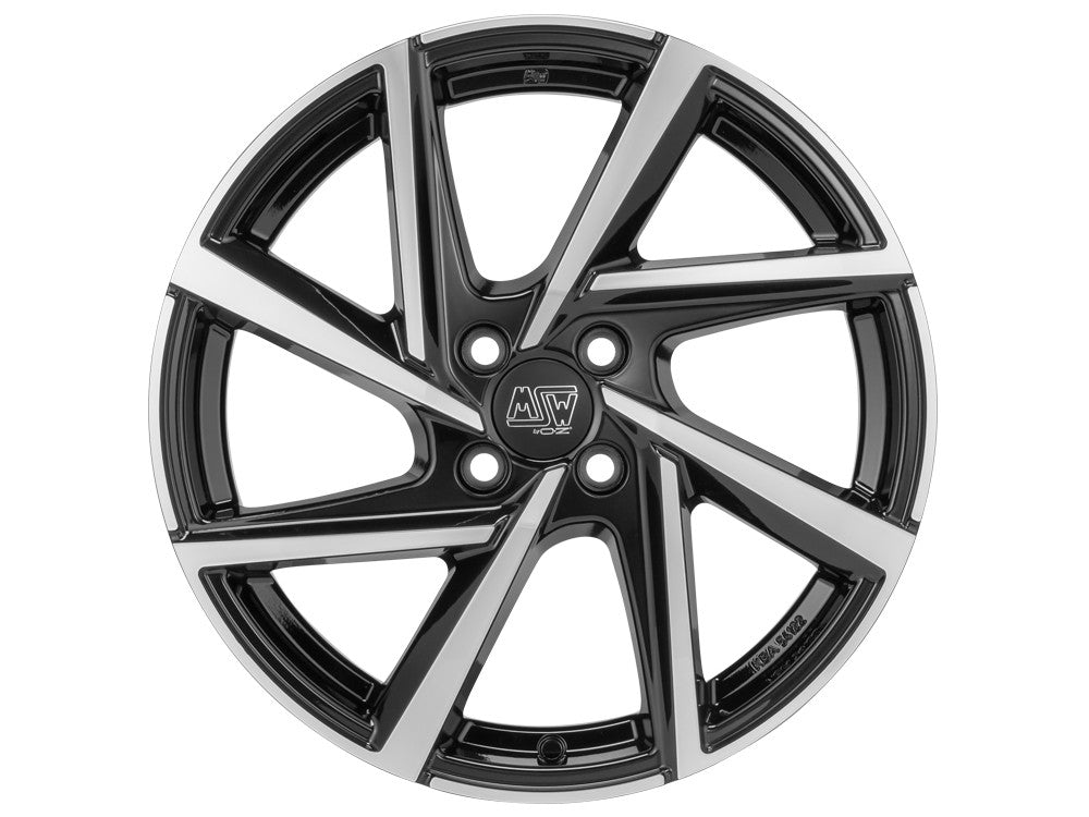 OZ LLANTA MSW 80-4 7x17 4x108 ET 20 NEGRO BRILLANTE PULIDO