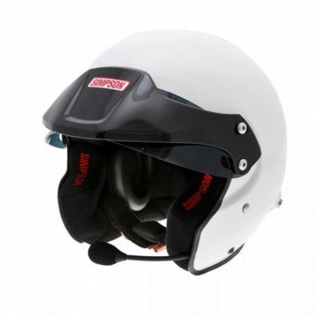 Sparco Casco Rally Blanco Talla Xs Hans (Visera Negra) - Sparco original VRM Motorsports imagen 1