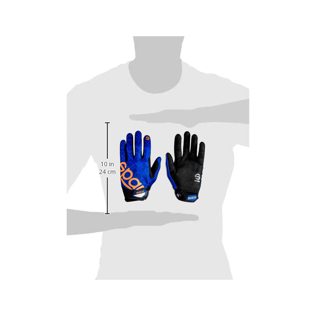 Guantes Sparco Meca 3 Talla S Azul/Naranja - Sparco original VRM Motorsports imagen 5
