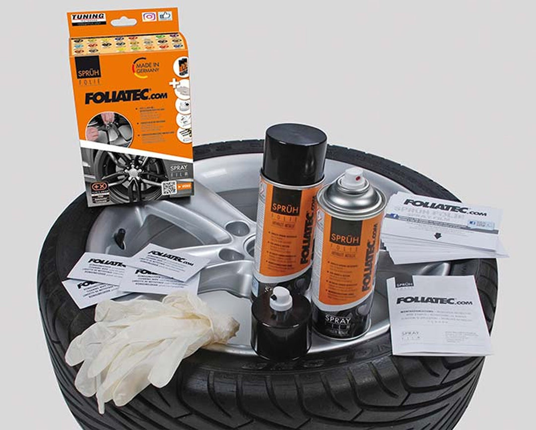Foliatec Kit De Goma Líquida Negra Brillante 2 x 400 ml - Imagen 4 Foliatec VRM Motorsports