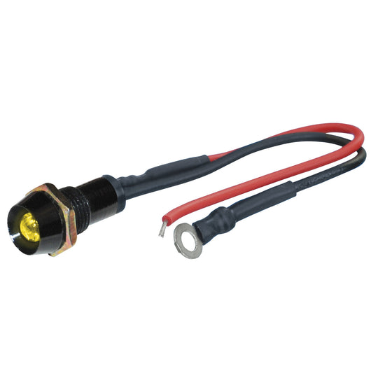 Foliatec Luz LED Control Negro Amarillo 1 Pieza Ø 10 mm - Imagen 3 Foliatec VRM Motorsports