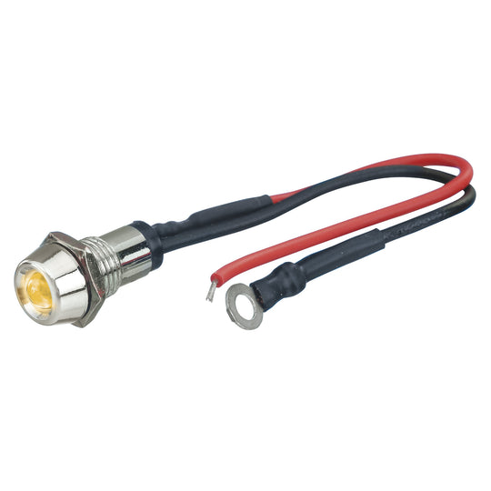 Foliatec Luz LED Control Chrome Amarillo 1 Pieza Ø 10 mm - Imagen 3 Foliatec VRM Motorsports