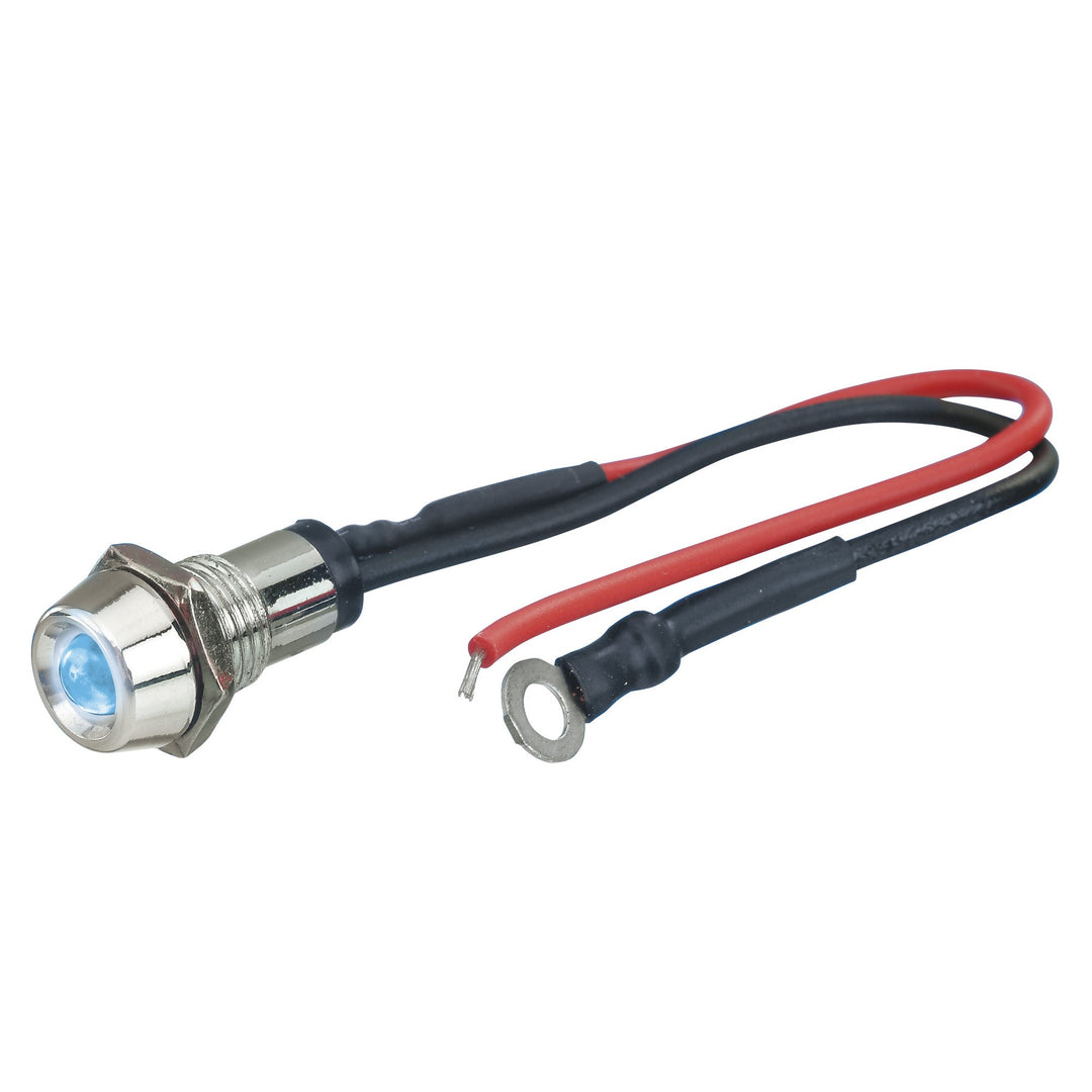 Foliatec Luz LED Control Chrome Ice Azul 1 Pieza Ø 10 mm - Foliatec original VRM Motorsports