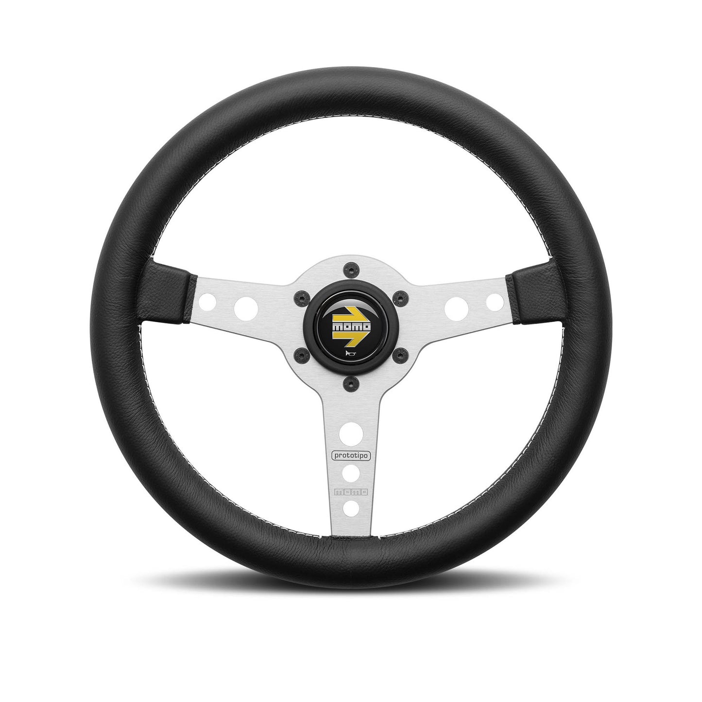 VOLANTE MOMO PROTOTIPO 370 MM RADIO GRIS
