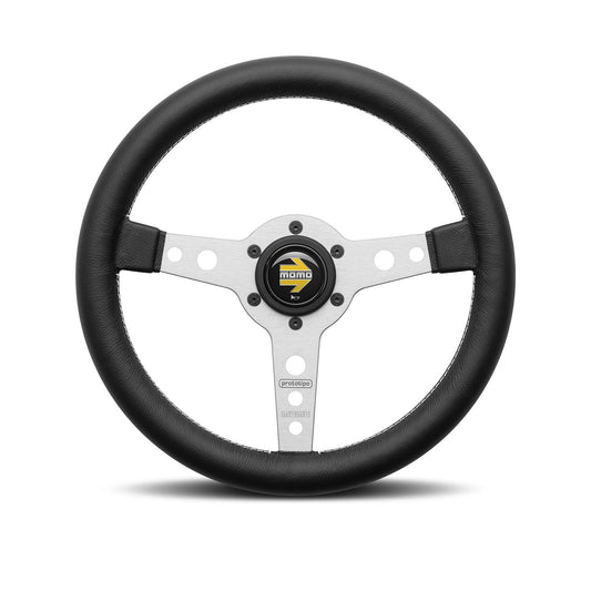 VOLANTE MOMO PROTOTIPO 370 MM RADIO GRIS