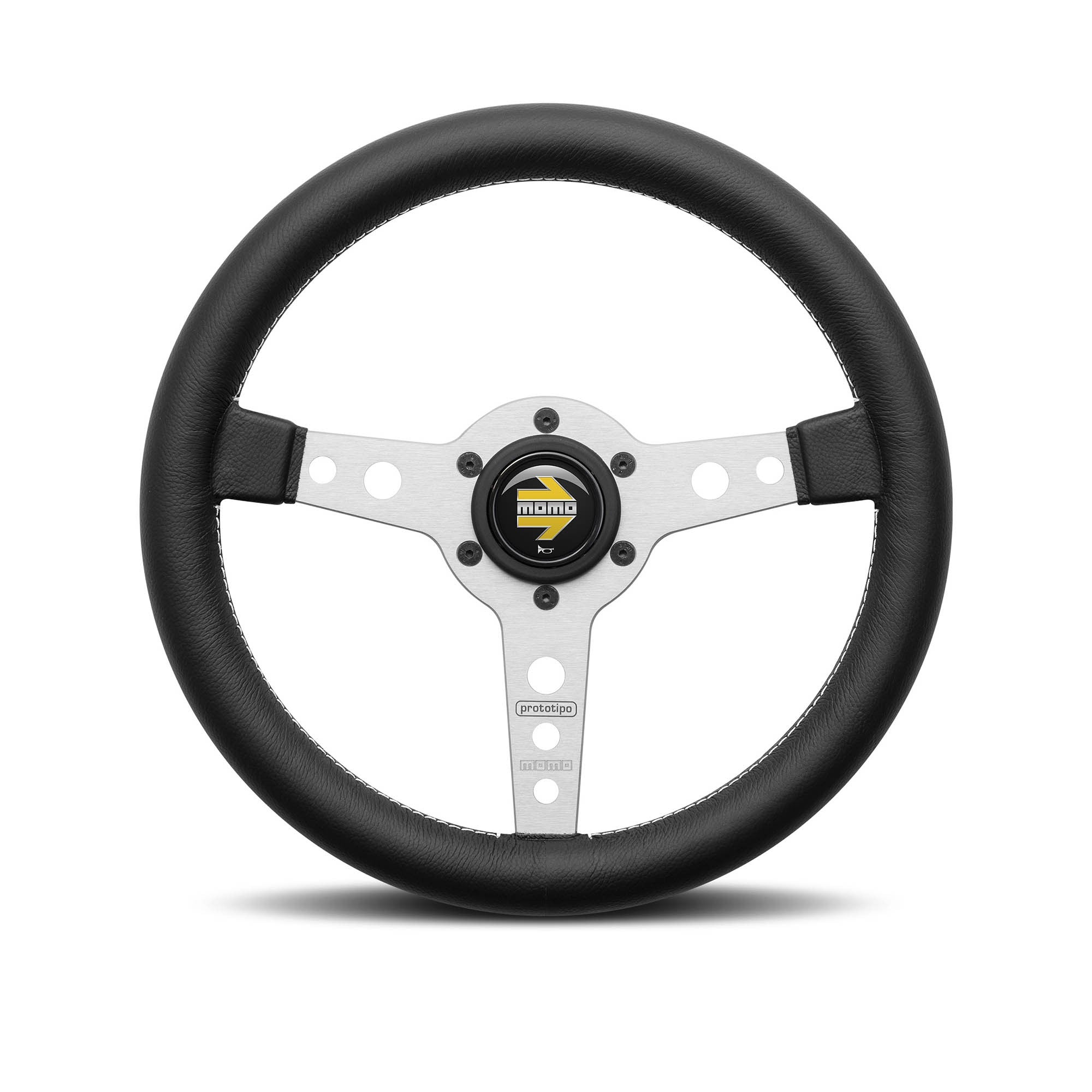 VOLANTE MOMO PROTOTIPO 370 MM RADIO GRIS MOMO | VRM Motorsports