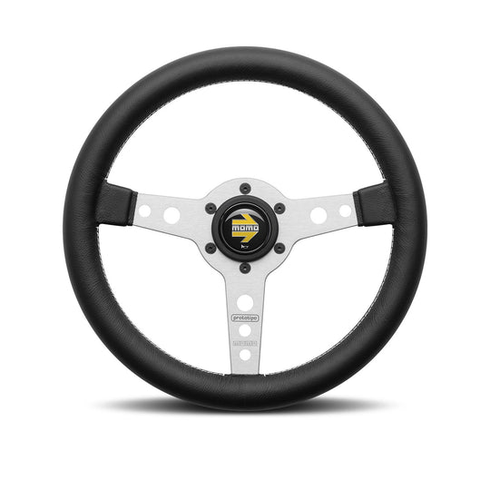 VOLANTE MOMO PROTOTIPO 370 MM RADIO GRIS MOMO | VRM Motorsports