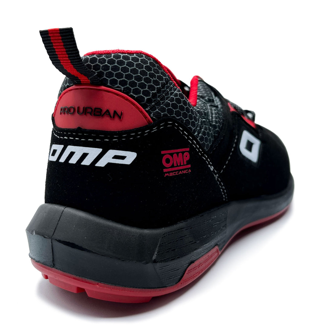 OMP MECCANICA ZAPATILLAS TRABAJO SEGURIDAD S3 SRC ESD PRO URBAN TALLA 44 NEGRO ROJO - OMP original VRM Motorsports imagen 6