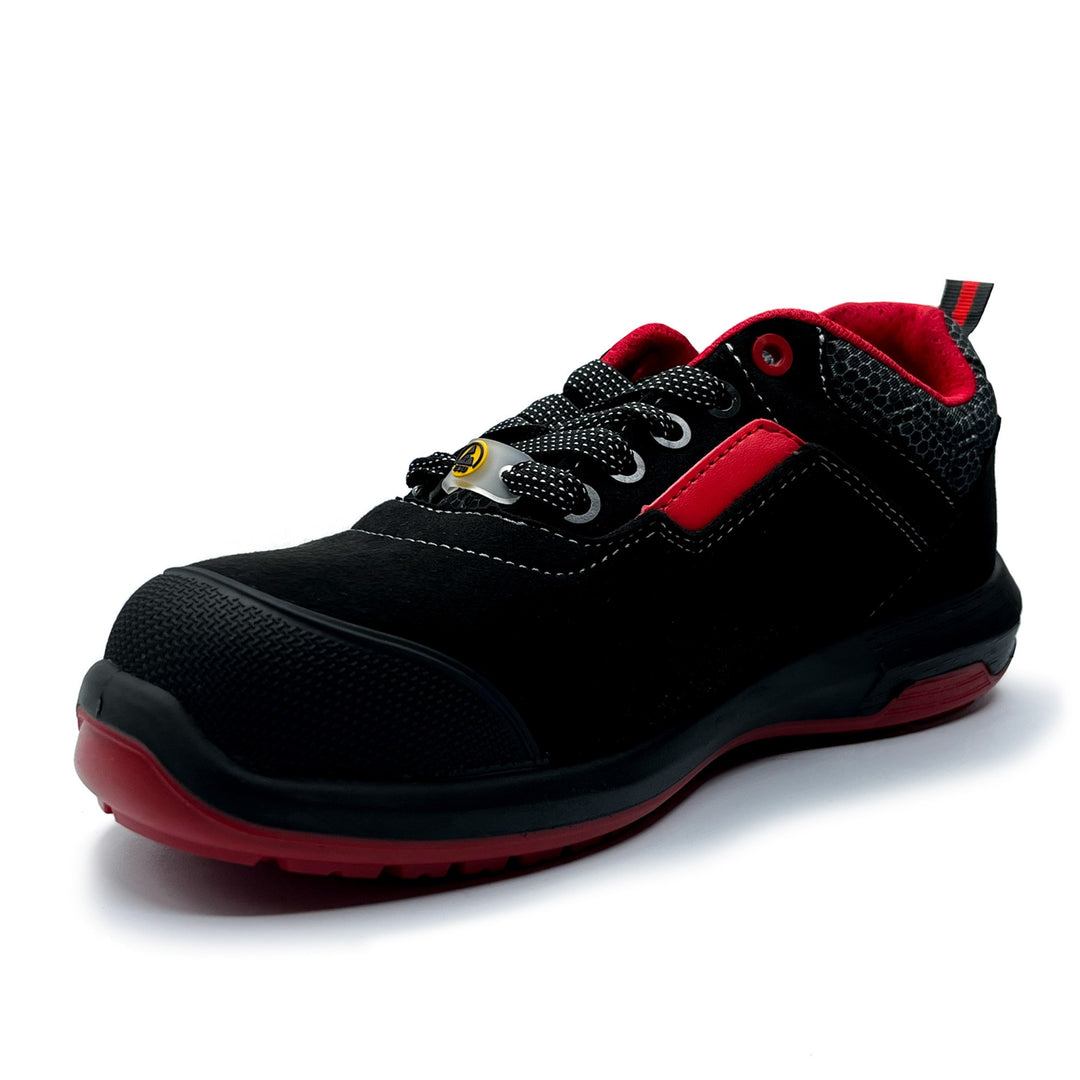 OMP MECCANICA ZAPATILLAS TRABAJO SEGURIDAD S3 SRC ESD PRO URBAN TALLA 38 NEGRO ROJO - OMP original VRM Motorsports imagen 4