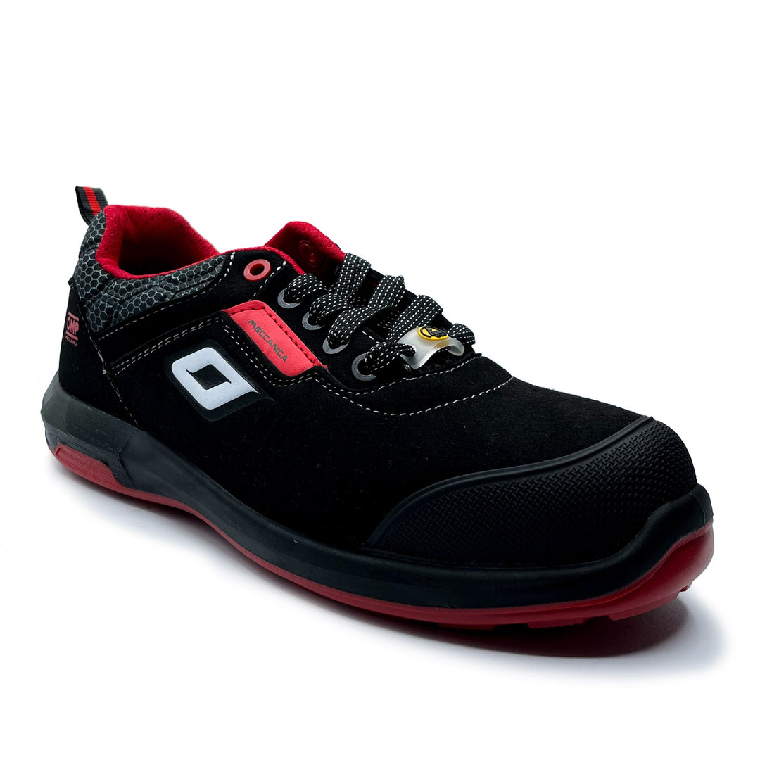 OMP MECCANICA ZAPATILLAS TRABAJO SEGURIDAD S3 SRC ESD PRO URBAN TALLA 37 NEGRO ROJO - OMP original VRM Motorsports imagen 3