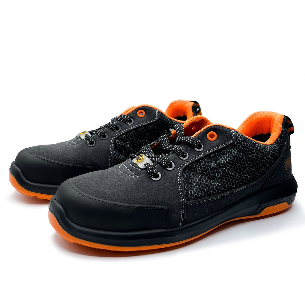 OMP MECCANICA ZAPATILLAS TRABAJO SEGURIDAD S1P SRC ESD PRO SPORT TALLA 37 GRIS NARANJA - OMP original VRM Motorsports imagen 2