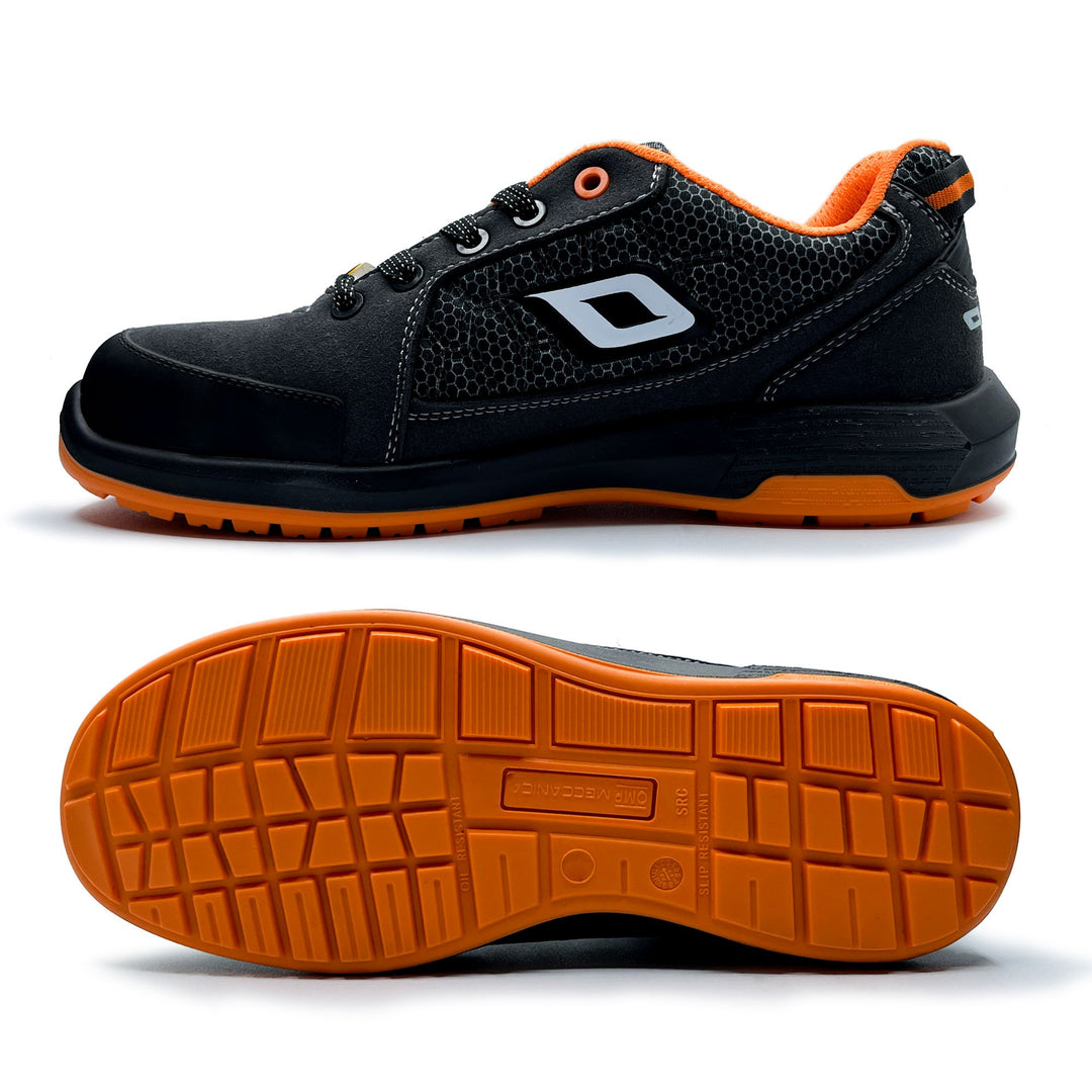 OMP MECCANICA ZAPATILLAS TRABAJO SEGURIDAD S1P SRC ESD PRO SPORT TALLA 39 GRIS NARANJA - OMP original VRM Motorsports imagen 5