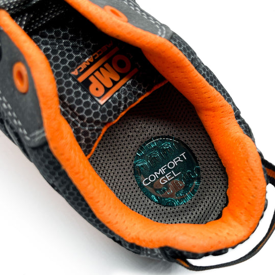 OMP MECCANICA ZAPATILLAS TRABAJO SEGURIDAD S1P SRC ESD PRO SPORT TALLA 37 GRIS NARANJA - OMP original VRM Motorsports imagen 7