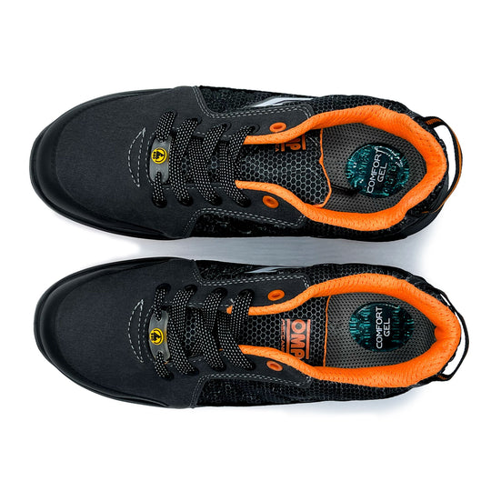 OMP MECCANICA ZAPATILLAS TRABAJO SEGURIDAD S1P SRC ESD PRO SPORT TALLA 37 GRIS NARANJA - OMP original VRM Motorsports imagen 9
