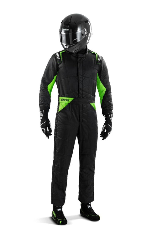 TRAJE R566 SPRINT TALLA 60 NEGRO/VERDE