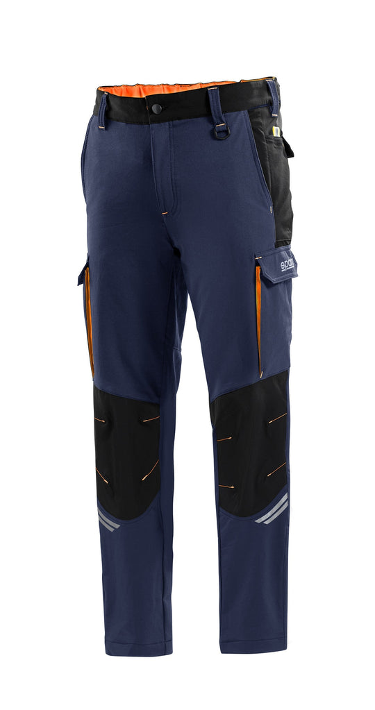 SPARCO PANTALONES TECH TW TALLA XXL AZUL MARINO/NARANJA