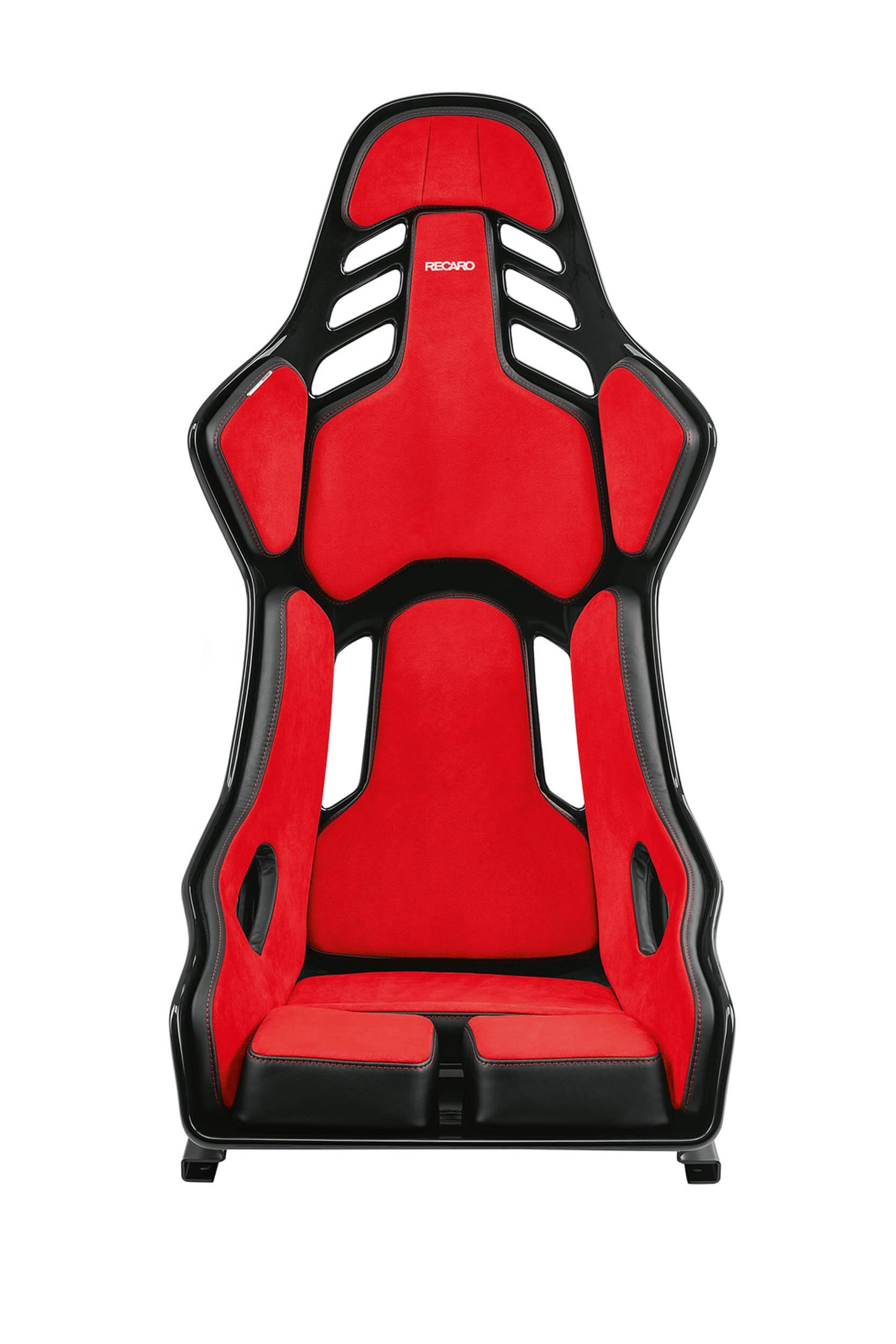 ASIENTO RECARO PODIUM GF ALCANTARA ROJO/CUERO NEGRO, TALLA M COPILOTO