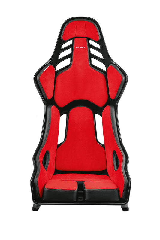 ASIENTO RECARO PODIUM GF ALCANTARA ROJO/CUERO NEGRO, TALLA M COPILOTO