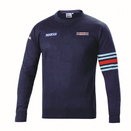 MARTINI-R ROUND NECK COTTON SWEATSHIRT SIZE XXL BLUE