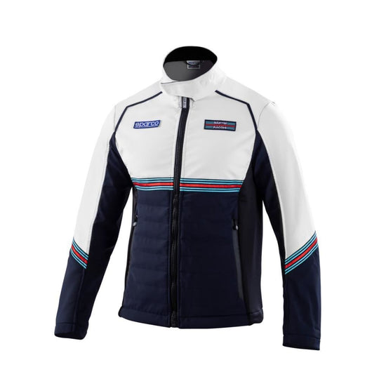 CHAQUETA SOFTSHELL MARTINI-R TALLA S AZUL MARINO/BLANCO