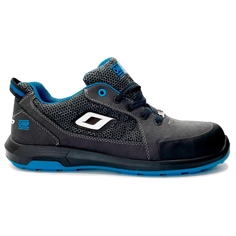 OMP MECCANICA ZAPATILLAS TRABAJO SEGURIDAD S1P SRC ESD PRO SPORT TALLA 39 GRIS AZUL - OMP original VRM Motorsports imagen 3