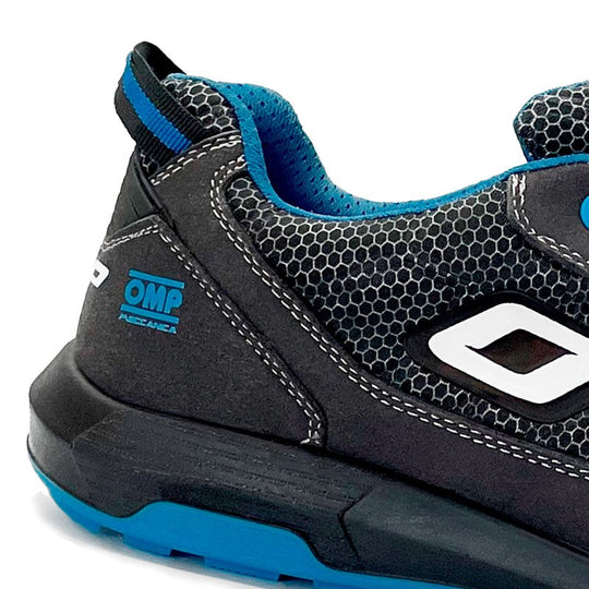 OMP MECCANICA ZAPATILLAS TRABAJO SEGURIDAD S1P SRC ESD PRO SPORT TALLA 36 GRIS AZUL - OMP original VRM Motorsports imagen 7