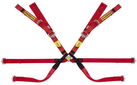 Sparco Arnes Formula 8 Puntos 3"+2" Gama Top Ultraligero+Pull Up, Rojo - Sparco original VRM Motorsports imagen 1