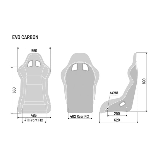 Sparco Asiento Evo QRT-C Negro - Sparco original VRM Motorsports imagen 5