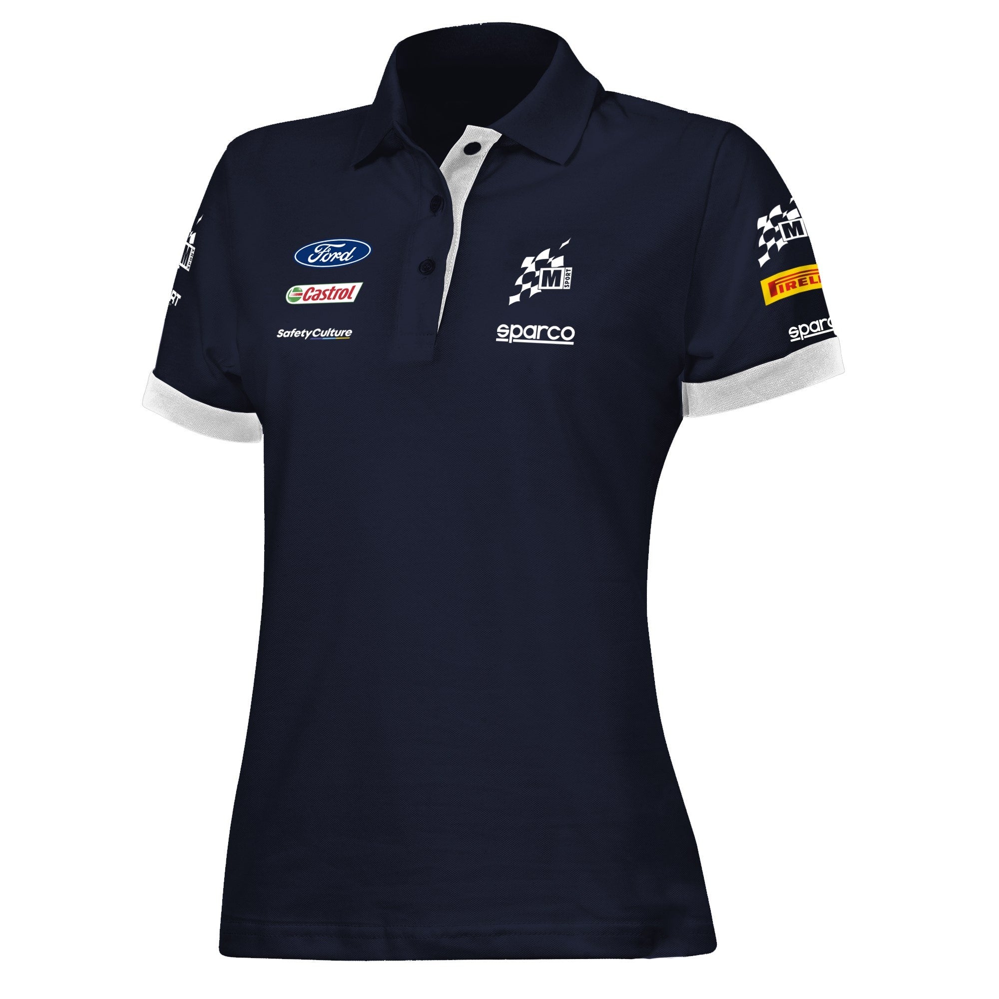 SPARCO POLO CORP. M-SPORT WRC HOMBRE TALLA L AZUL MARINO